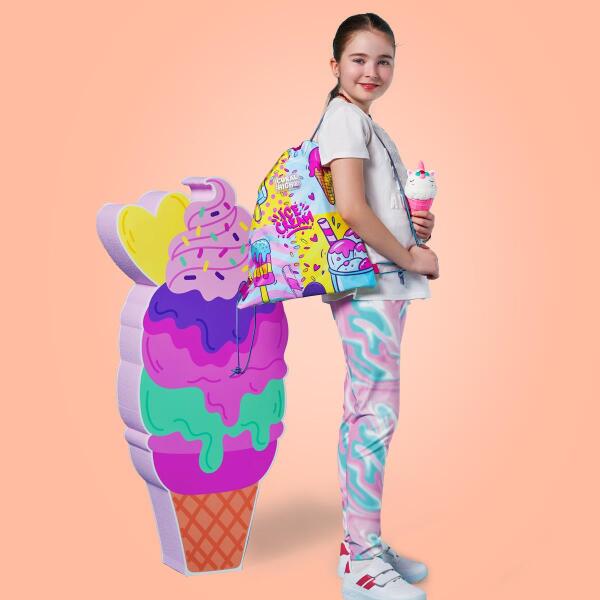 Coral High Kids Mixed Dondurma Desenli İpli Büzgülü Sırt Çantası 12652 - 4