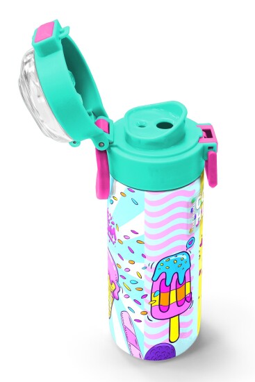 Coral High Kids Mixed Dondurma Desenli Pipetli ve Direkt İçim Çelik Termos 500 ml 31809 - 6