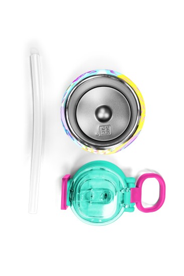 Coral High Kids Mixed Dondurma Desenli Pipetli ve Direkt İçim Çelik Termos 500 ml 31809 - 7