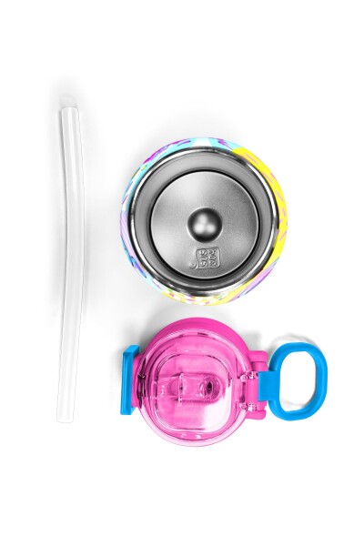 Coral High Kids Mixed Dondurma Desenli Pipetli ve Direkt İçim Çelik Termos 500 ml 31809 - 7