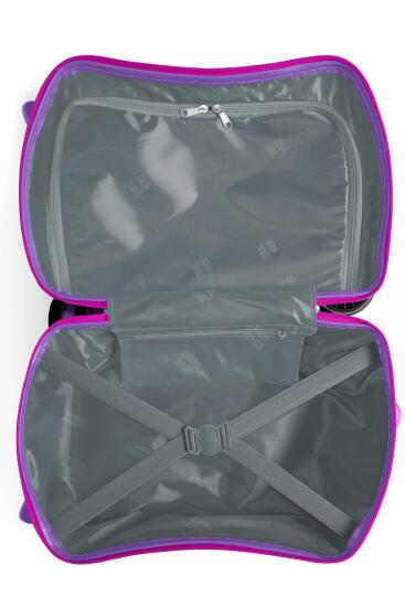 Coral High Kids Mor İnek Desenli Otur-Çek Çocuk Valizi 16359 - 6