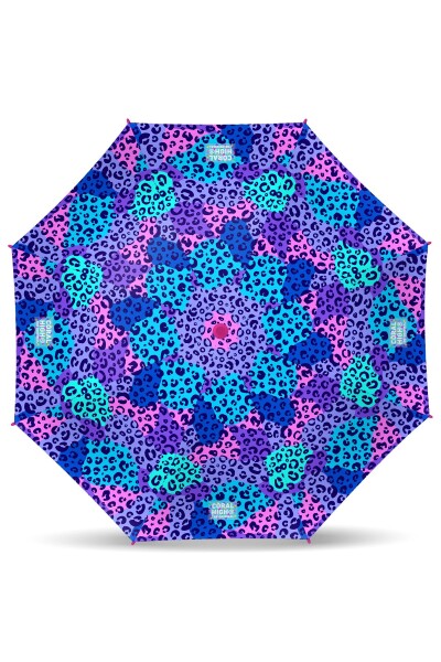 Coral High Kids Mor Leopar Desenli Çocuk Şemsiyesi 12666 - 2