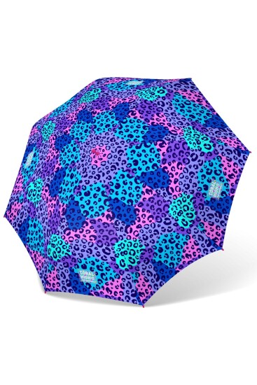 Coral High Kids Mor Leopar Desenli Çocuk Şemsiyesi 12666 - 3