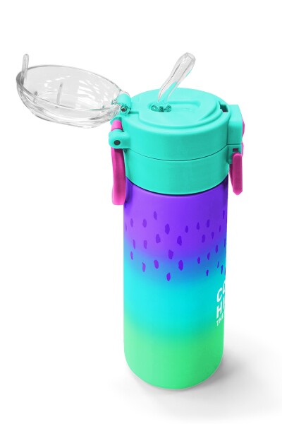 Coral High Kids Mor Lila Renk Geçişli Pipetli ve Direkt İçim Çelik Termos 500 ml 31850 - 5