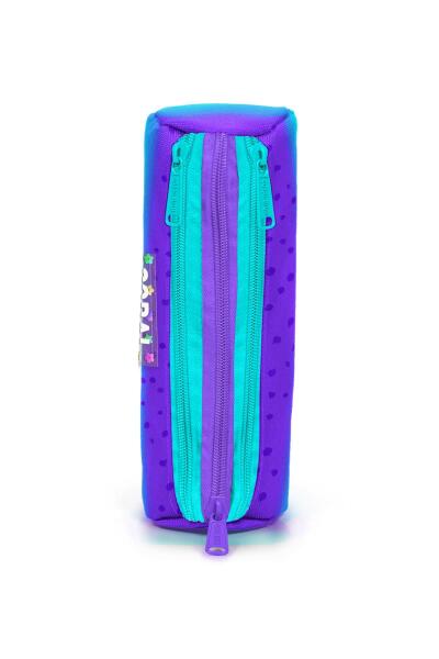 Coral High Kids Mor Lila Renk Geçişli Üç Bölmeli Kalem Çantası 11164 - 2