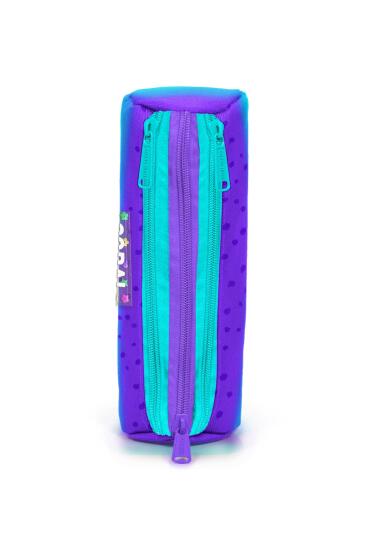 Coral High Kids Mor Lila Renk Geçişli Üç Bölmeli Kalem Çantası 11164 - 2