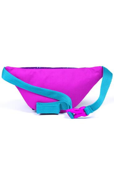 Coral High Kids Mor Pembe Kedi Deseneli Bel Çantası 12604 - 3