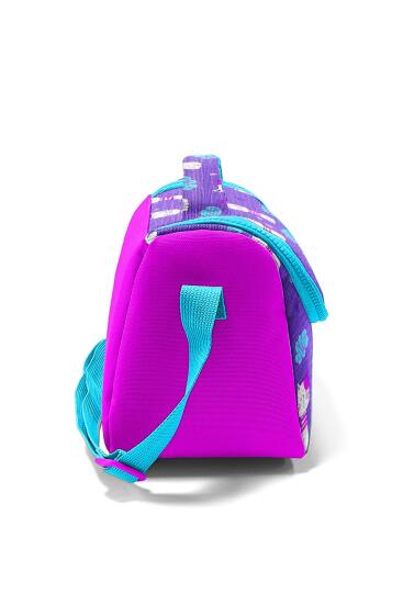 Coral High Kids Mor Pembe Kedi Desenli Thermo Beslenme Çantas 11704 - 2