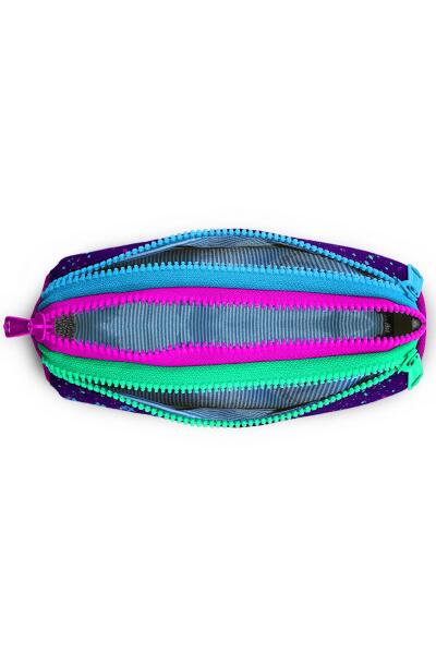 Coral High Kids Mor Pembe Kedi Desenli Üç Bölmeli Kalem Çantası 22032 - 4