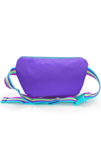 Coral High Kids Mor Pembe Simli Unicorn Desenli Bel Çantası 11555 - 5