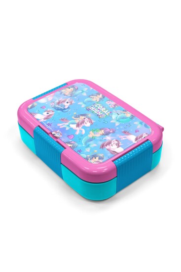 Coral High Kids Mor Pembe Unicorn Deniz Kızı Desenli Paslanmaz Çelik Beslenme Kabı 39310 - 2
