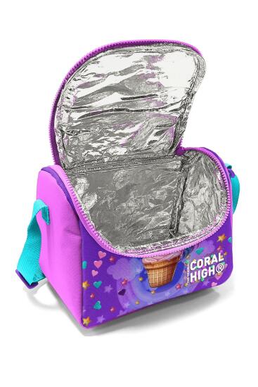Coral High Kids Mor Pembe Unicorn Desenli Thermo Beslenme Çantası 12782 - 4