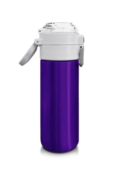 Coral High Kids Mor Pipetli ve Direkt İçim Çelik Termos 500 ml 31826 - 2