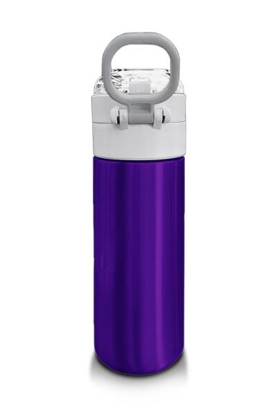 Coral High Kids Mor Pipetli ve Direkt İçim Çelik Termos 500 ml 31826 - 3