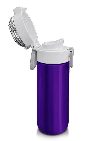 Coral High Kids Mor Pipetli ve Direkt İçim Çelik Termos 500 ml 31826 - 6