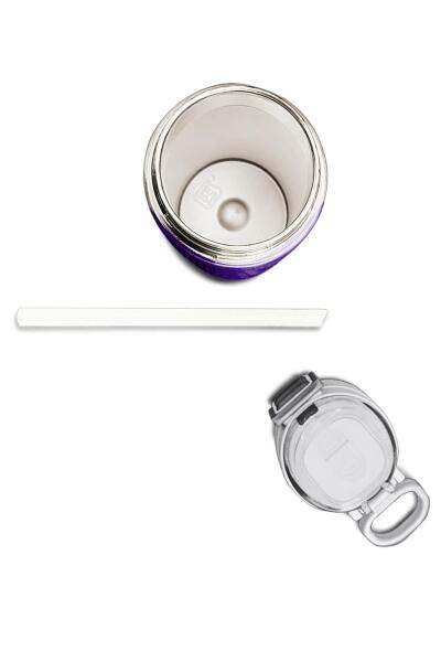 Coral High Kids Mor Pipetli ve Direkt İçim Çelik Termos 500 ml 31826 - 7