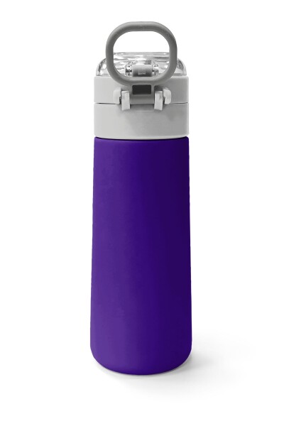 Coral High Kids Mor Pipetli ve Direkt İçim Çelik Termos 500 ml 31826 - 4