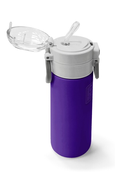 Coral High Kids Mor Pipetli ve Direkt İçim Çelik Termos 500 ml 31826 - 5