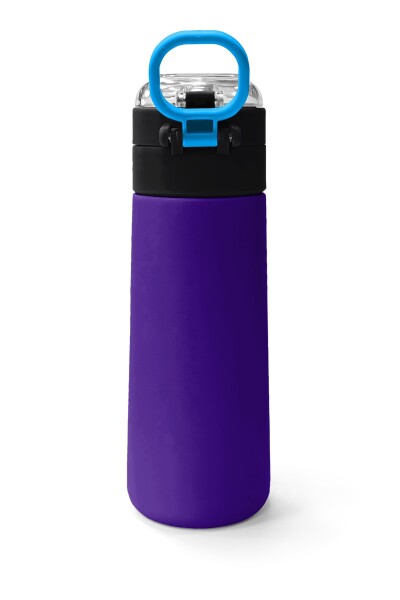 Coral High Kids Mor Pipetli ve Direkt İçim Çelik Termos 500 ml 31826 - 4