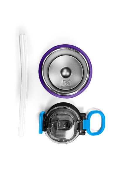 Coral High Kids Mor Pipetli ve Direkt İçim Çelik Termos 500 ml 31826 - 7