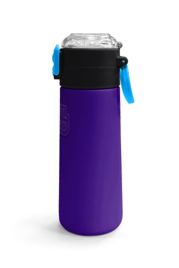 Coral High Kids Mor Pipetli ve Direkt İçim Çelik Termos 500 ml 31826 - 3