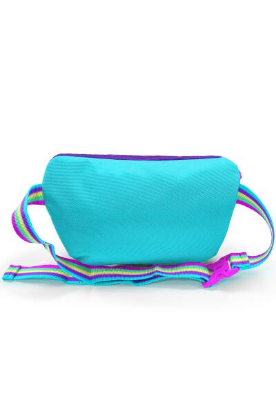 Coral High Kids Mor Rainbow Fermuarlı Bel Çantası 11554 - 5