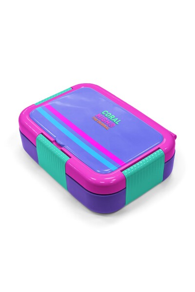 Coral High Kids Mor Renk Detaylı Paslanmaz Çelik Beslenme Kabı 39226 - 2