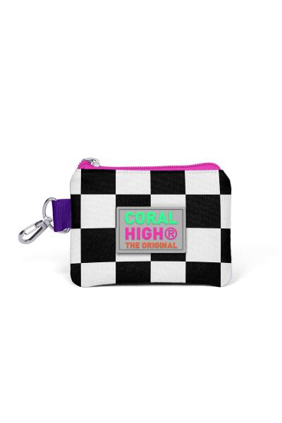 Coral High Kids Mor Dama Desenli Bozuk Para Çantası 21802 - 1