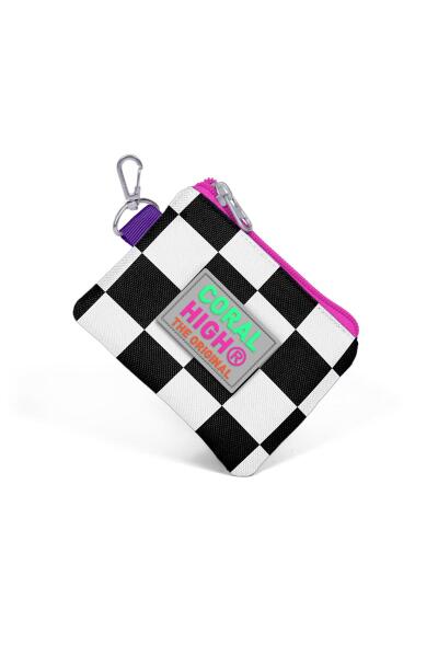 Coral High Kids Mor Dama Desenli Bozuk Para Çantası 21802 - 3