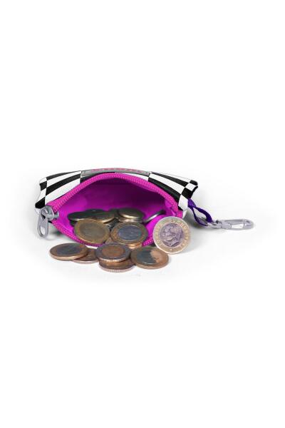 Coral High Kids Mor Dama Desenli Bozuk Para Çantası 21802 - 4