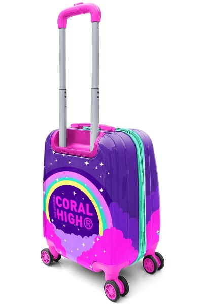 Coral High Kids Mor Su Yeşili Unicorn Desenli Çocuk Valizi 16729 - 7
