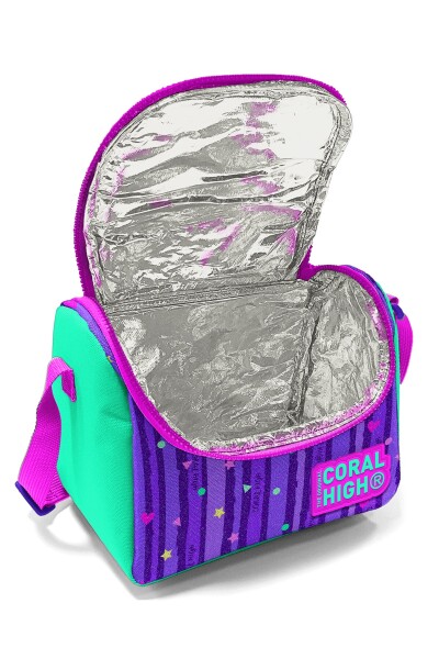 Coral High Kids Mor Su Yeşili Unicorn Desenli Thermo Beslenme Çantası 11868 - 4