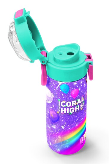 Coral High Kids Mor Unicorn Desenli Pipetli ve Direkt İçim Çelik Termos 500 ml 31837 - 6