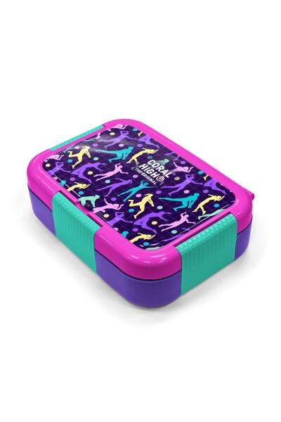 Coral High Kids Mor Voleybol Desenli Paslanmaz Çelik Beslenme Kabı 39170 - 2