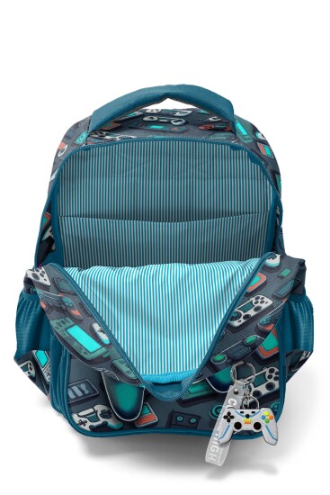 Coral High Kids Nefti Gamer Desenli 3’lü Okul Çanta Seti SET0114423 - 3