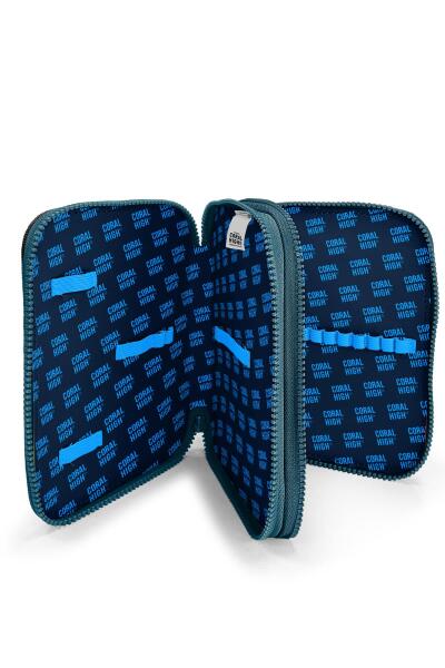 Coral High Kids Nefti Gamer Desenli Çift Katlı Kalem Çanta 11155 - 4