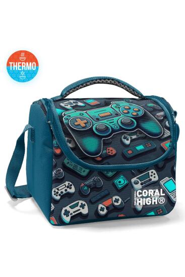 Coral High Kids Nefti Gamer Desenli Thermo Beslenme Çantası 12784 - Coral High KIDS