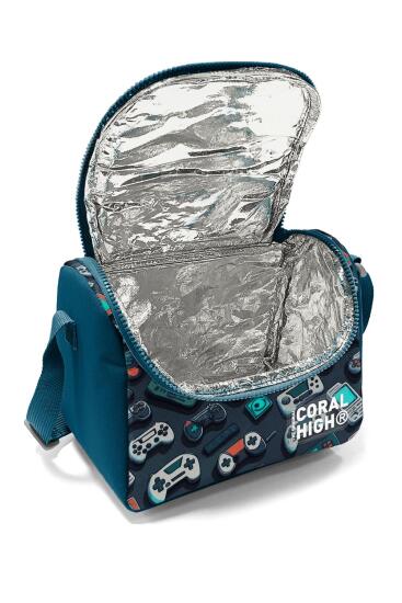 Coral High Kids Nefti Gamer Desenli Thermo Beslenme Çantası 12784 - 4