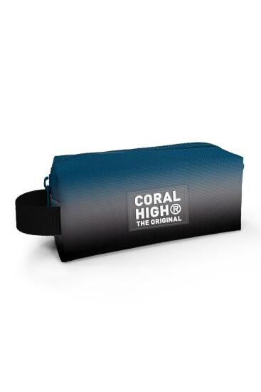 Coral High Kids Nefti Gri Renk Geçişli Kalem Çantası 22082 - Coral High