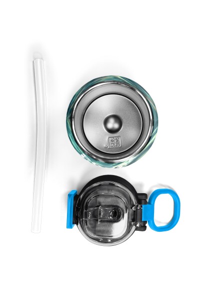 Coral High Kids Nefti Kamuflaj Desenli Pipetli ve Direkt İçim Çelik Termos 500 ml 31845 - 7