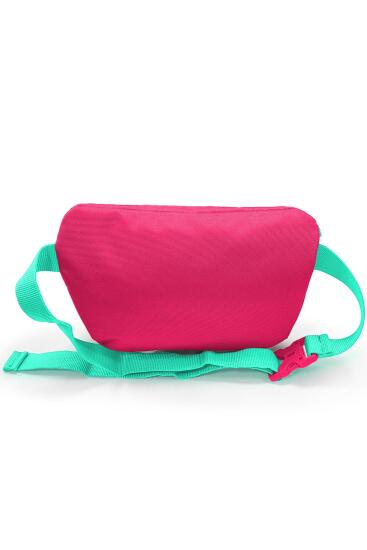 Coral High Kids Neon Mercan Su Yeşili Flamingo Desenli Bel Çantası 22492 - 5