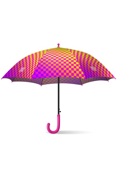 Coral High Kids Neon Renkli Dama Desenli Çocuk Şemsiyesi 36102 - 6