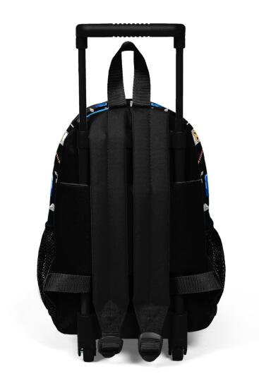 Minik Yuva Çekçekli Sırt Çantası Ninja Desenli İki Bölmeli 24013 - 4