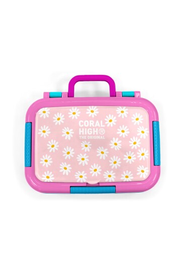 Coral High Kids Papatya Desenli Paslanmaz Çelik Beslenme Kabı 39124 - 5