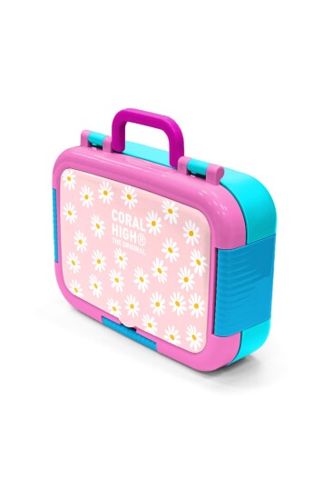 Coral High Kids Papatya Desenli Paslanmaz Çelik Beslenme Kabı 39124 - 4