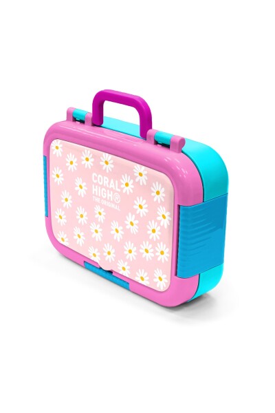 Coral High Kids Papatya Desenli Paslanmaz Çelik Beslenme Kabı 39124 - 4