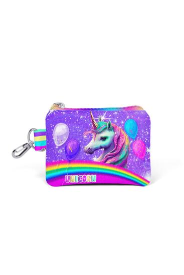 Coral High Kids Lavanta Unicorn Desenli Bozuk Para Çantası 21922 - Coral High KIDS