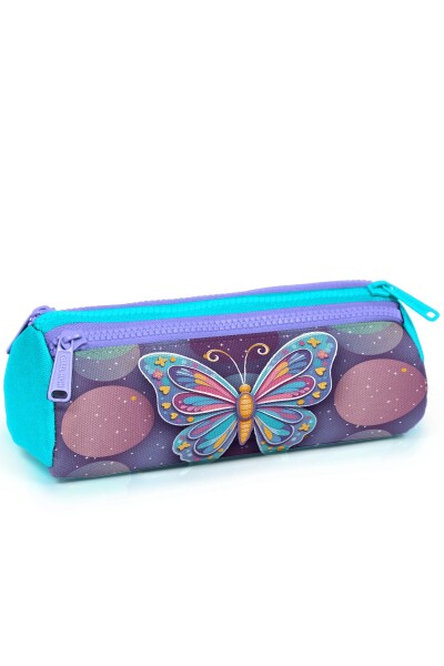 Coral High Kids Pastel Renkli Kelebek Desenli Çekçekli 3'lü Çanta Seti SET0134006 - 3