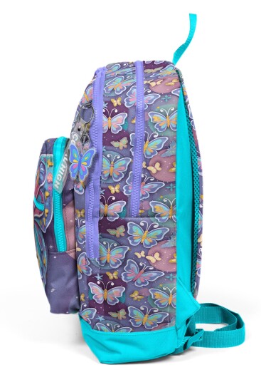 Coral High Kids Pastel Renkli Kelebek Desenli Okul Sırt Çantası 33206 - 7