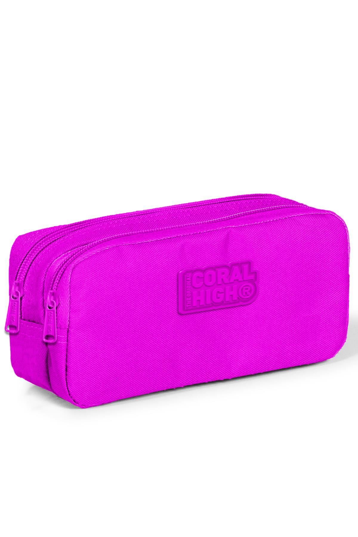 Coral High Kids Pembe İki Bölmeli Kalem Çantası 22194